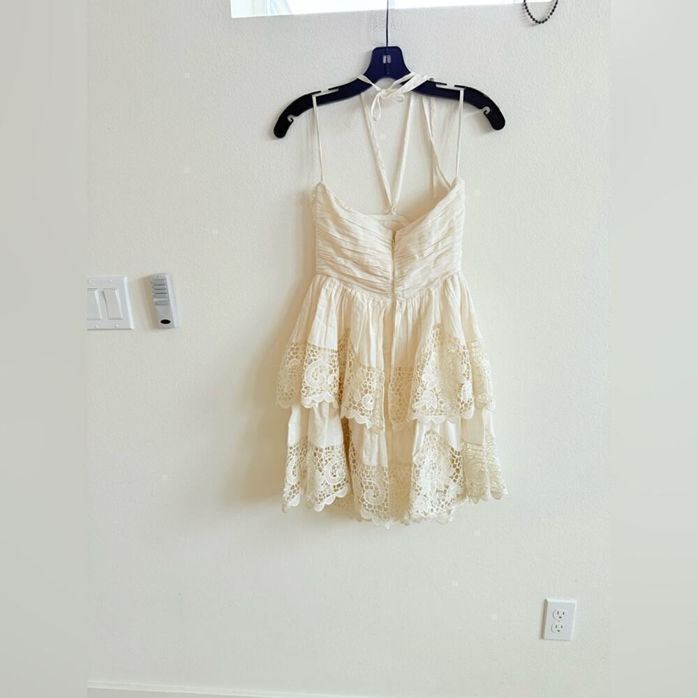 Ulla Johnson White Cotton Savannah Ruffled Lace Minidress 10 NWOT - Picture 8 of 11